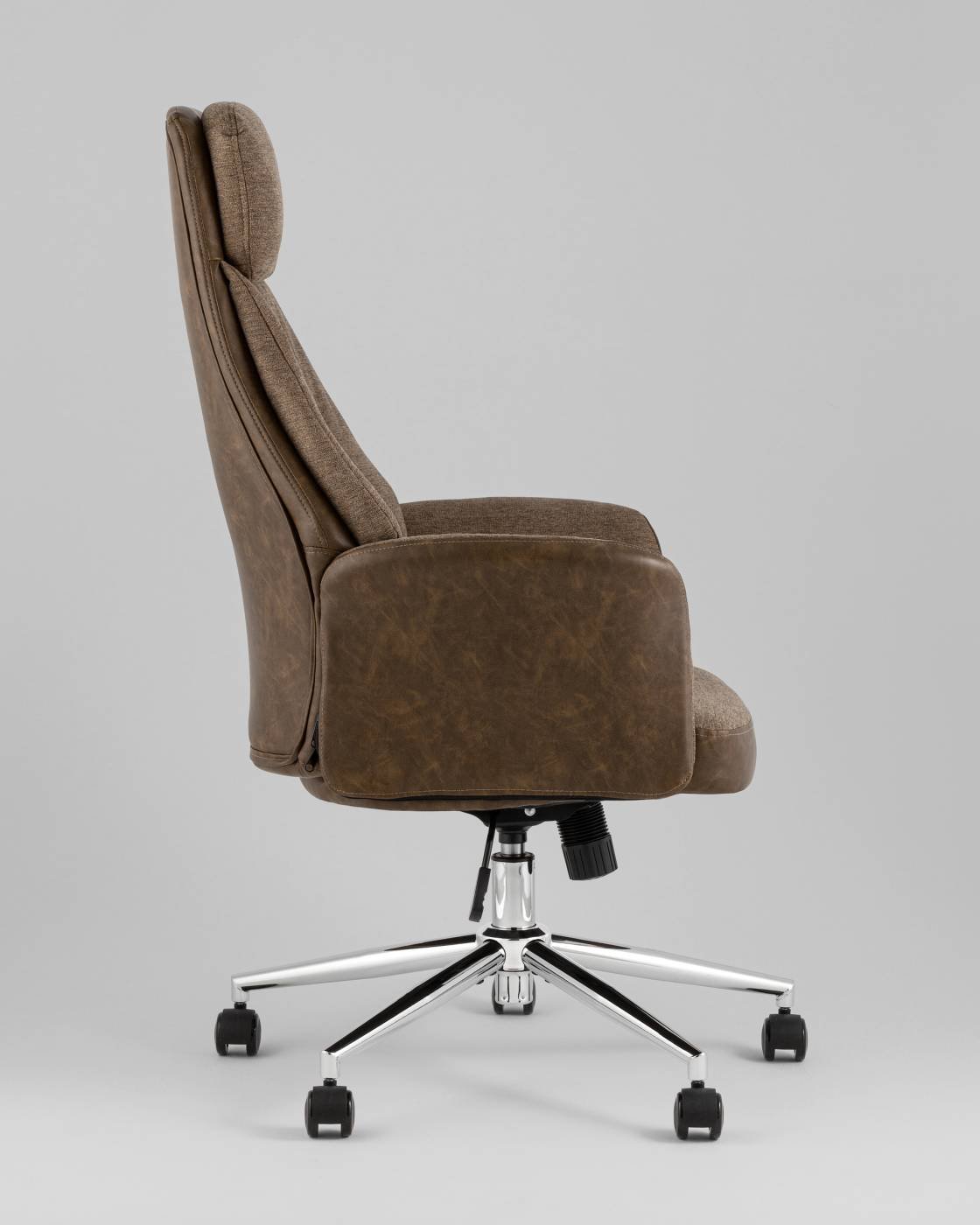 Офисное кресло Stool Group YF-0515 ZE119A-3+FH-65 brown retro