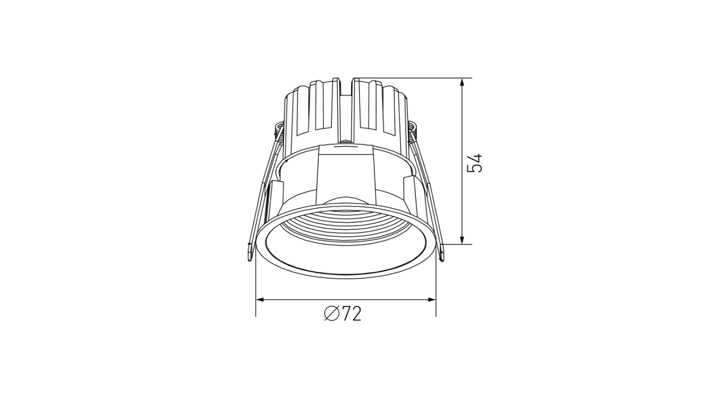 DL-RE1202-BL-WW Встраиваемый светильник SWG DesignLed DL-RE DL-RE1202-BL-WW