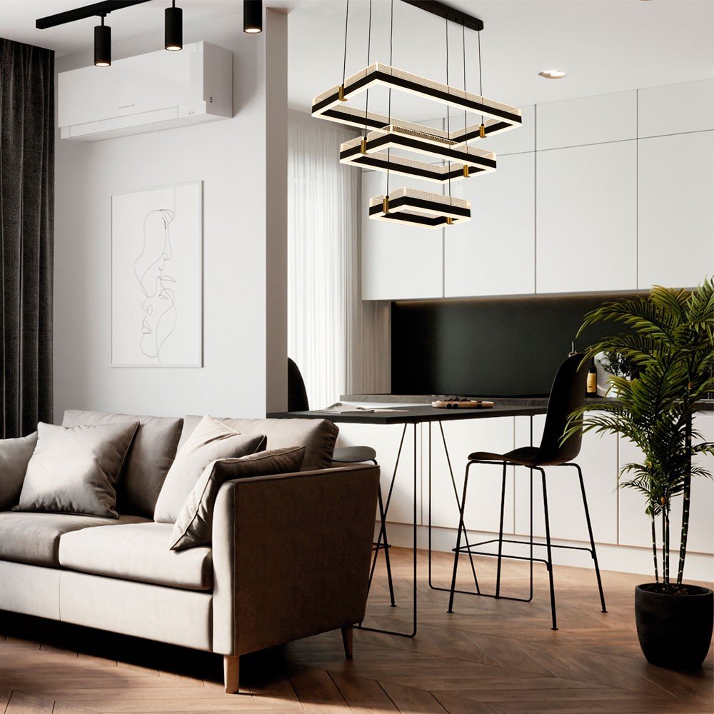Подвесная люстра L LED4U L7800-700 BK