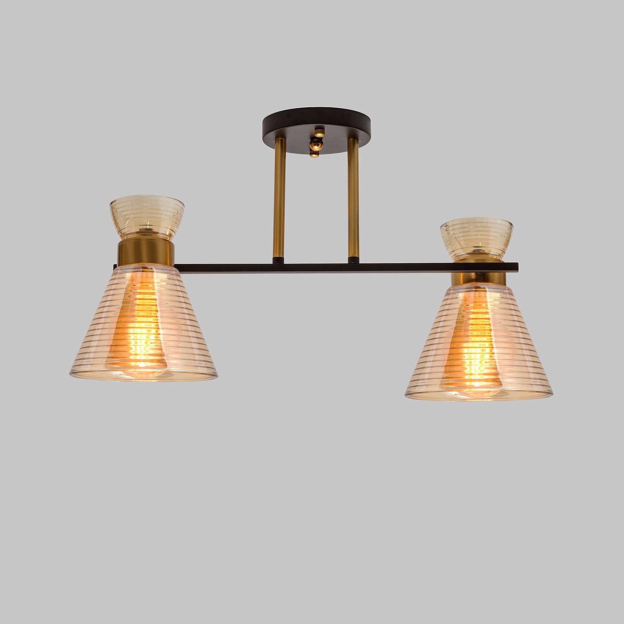 Потолочная люстра IMEX MD.6200-2-S-BK+COP