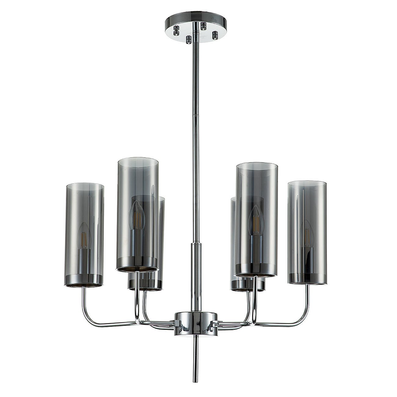 Люстра на штанге Indigo Balletto 13014/6R Chrome V000257