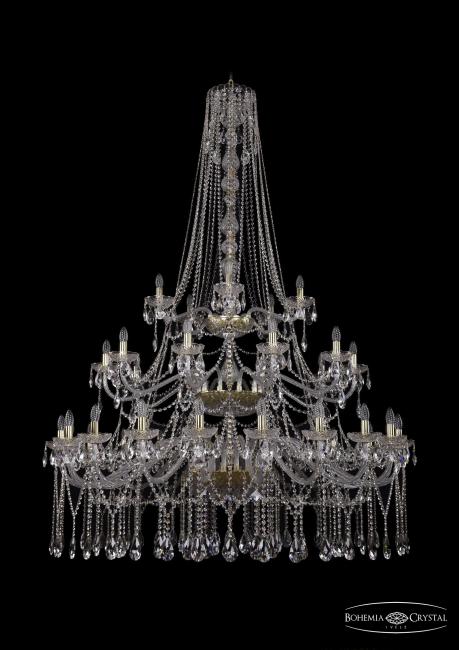 1413/20+10+5/530/h-201/3d G Подвесная хрустальная люстра 1413 Bohemia 1413/20+10+5/530/h-201/3d G