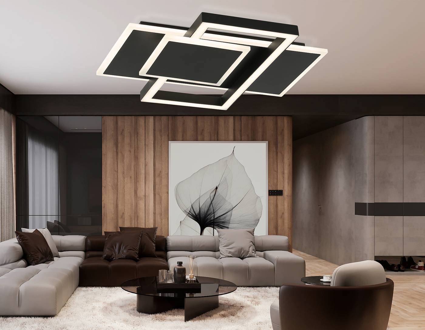 FA1022 Потолочная люстра Ambrella Disk FA1022