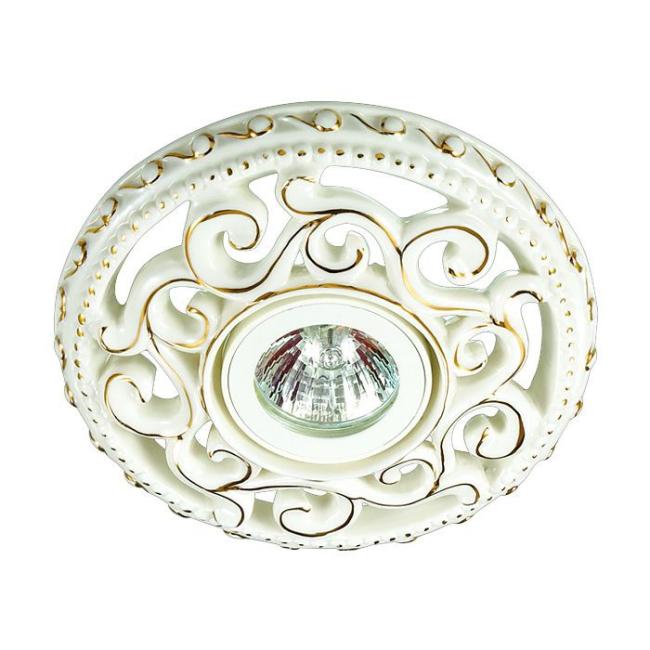 Встраиваемый светильник с узорами Ola 370198 Novotech