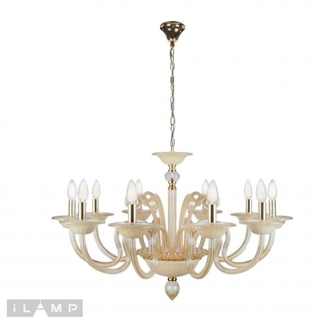 P2318-10GD Люстра подвесная Classic iLamp P2318-10GD