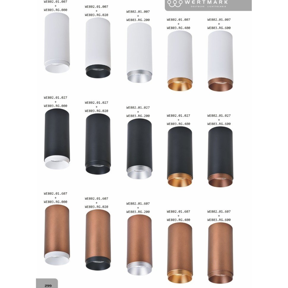 Накладной светильник Wertmark Stecken WE802.01.027