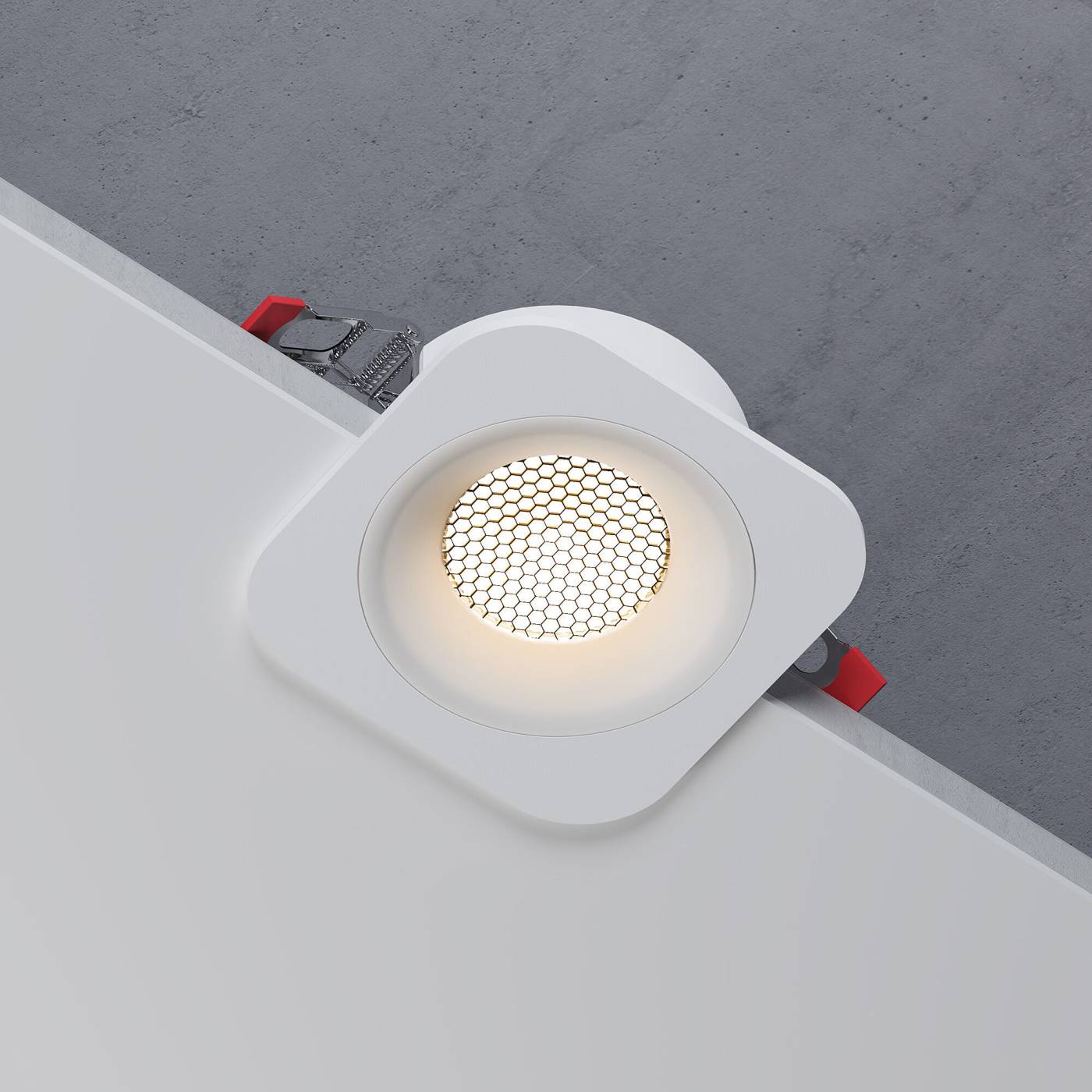 15276/LED 10W 3000K белый IP44 Встраиваемый светильник Elektrostandard Tetro 15276/LED 10W 3000K белый IP44