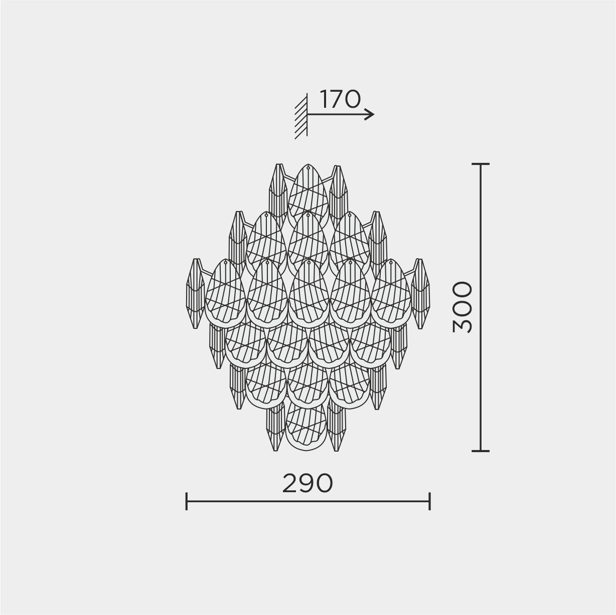 Бра настенное ML Modelux ML.8861.03P CR