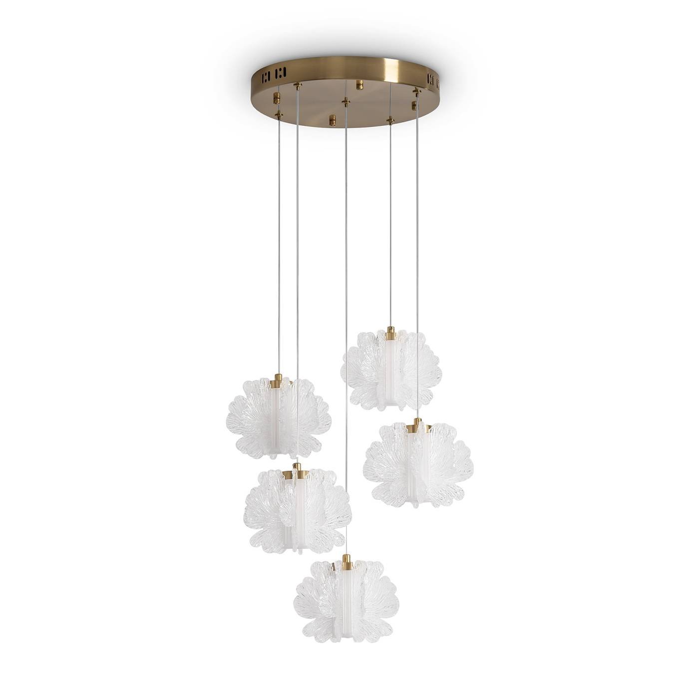 FR5579PL-L40BS Светильник подвесной Freya Flower FR5579PL-L40BS