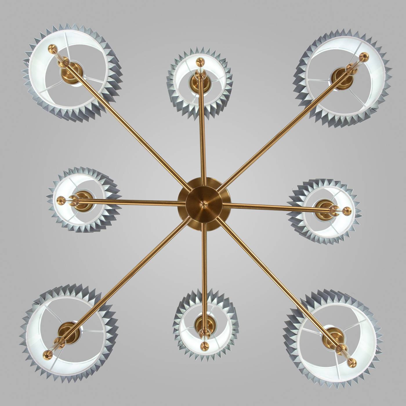 Потолочная люстра Eurosvet Notturno 60162/8 латунь Smart