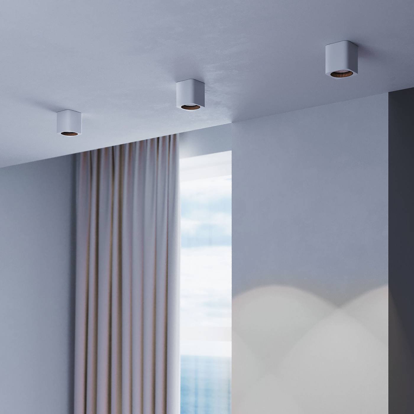 Накладной светильник Elektrostandard Matrix 25051/LED 9W 4000К белый/черный