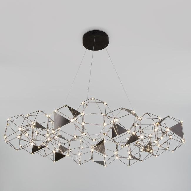 90369/15 черный жемчуг Подвесная люстра Eurosvet Uma 90369/15 черный жемчуг