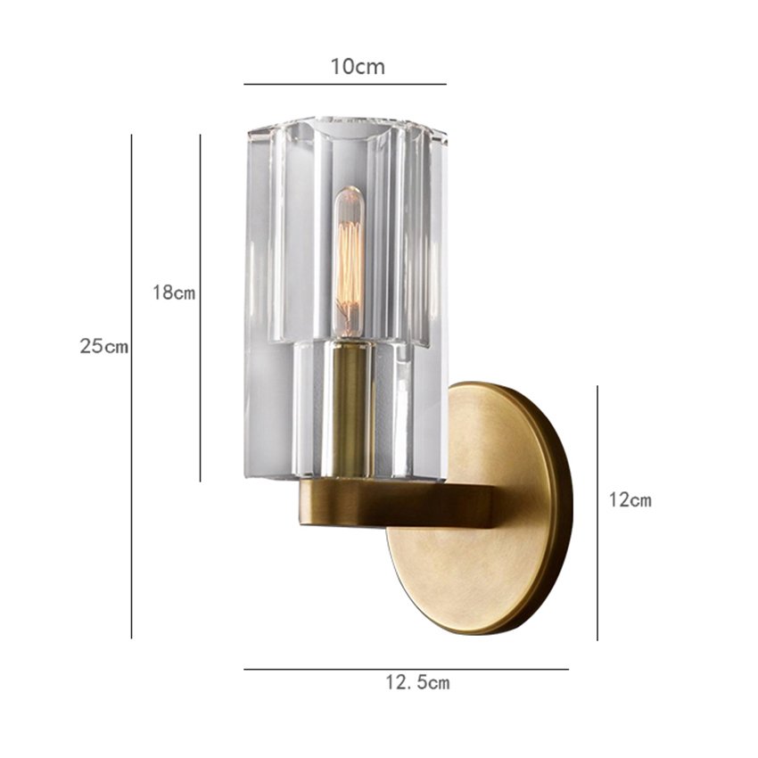 8816W gold/clear Настенное бра Delight Collection Wall lamp 8816W gold/clear