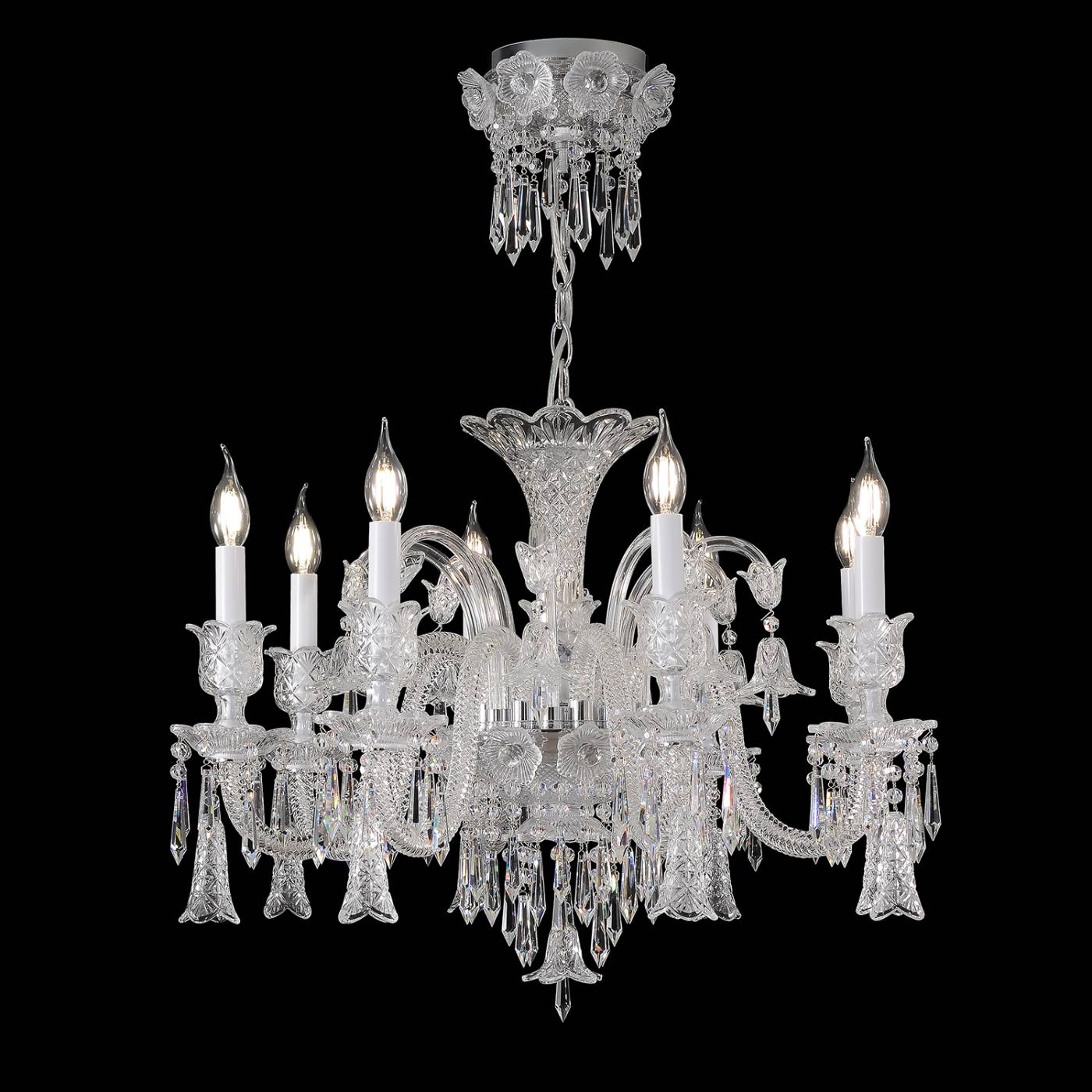 VERSAILLES SP8 CHROME Подвесная люстра VERSAILLES Crystal Lux VERSAILLES SP8 CHROME