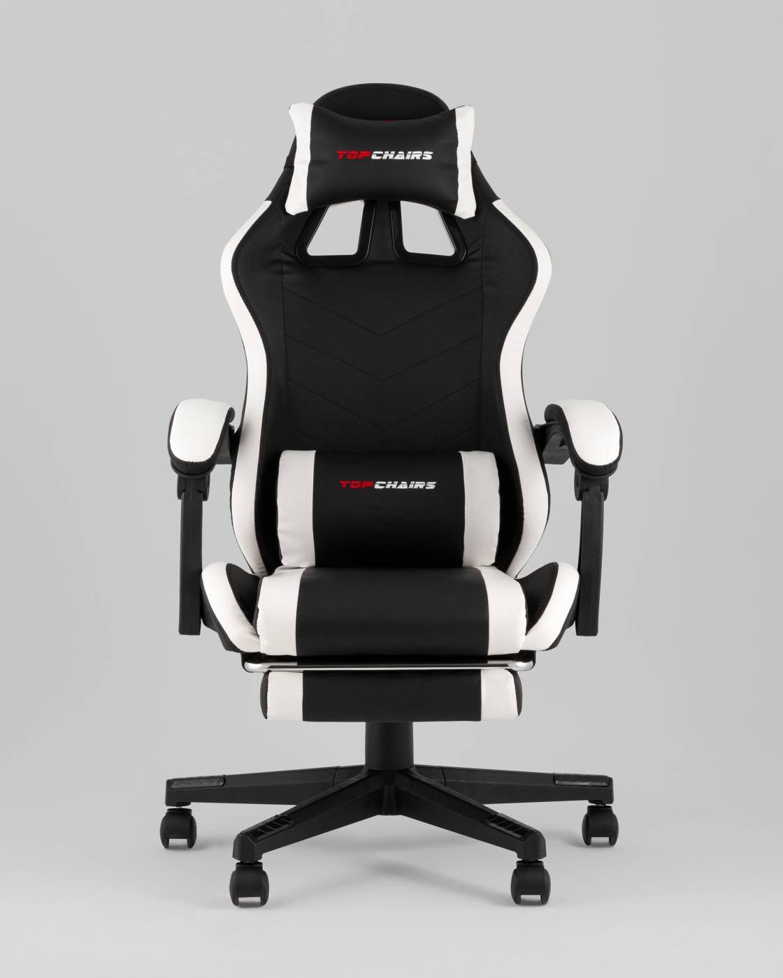 GF-8086 black+white Компьютерное кресло Stool Group GF-8086 black+white