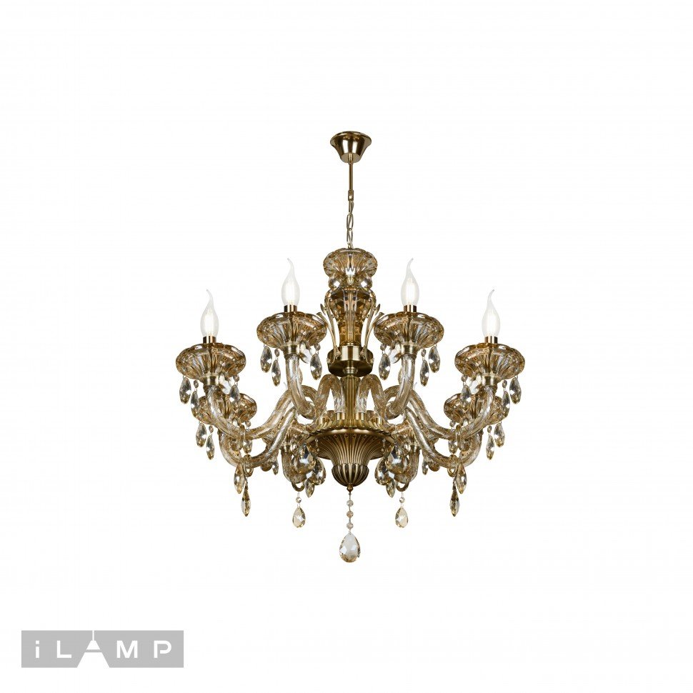 61079-8 BR Люстра подвесная Asia iLamp 61079-8 BR