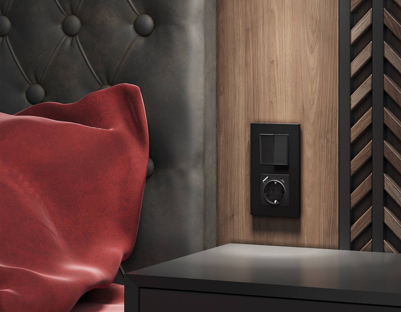 AP8030 Накладка на механизм Ambrella Volt ALFA AP8030