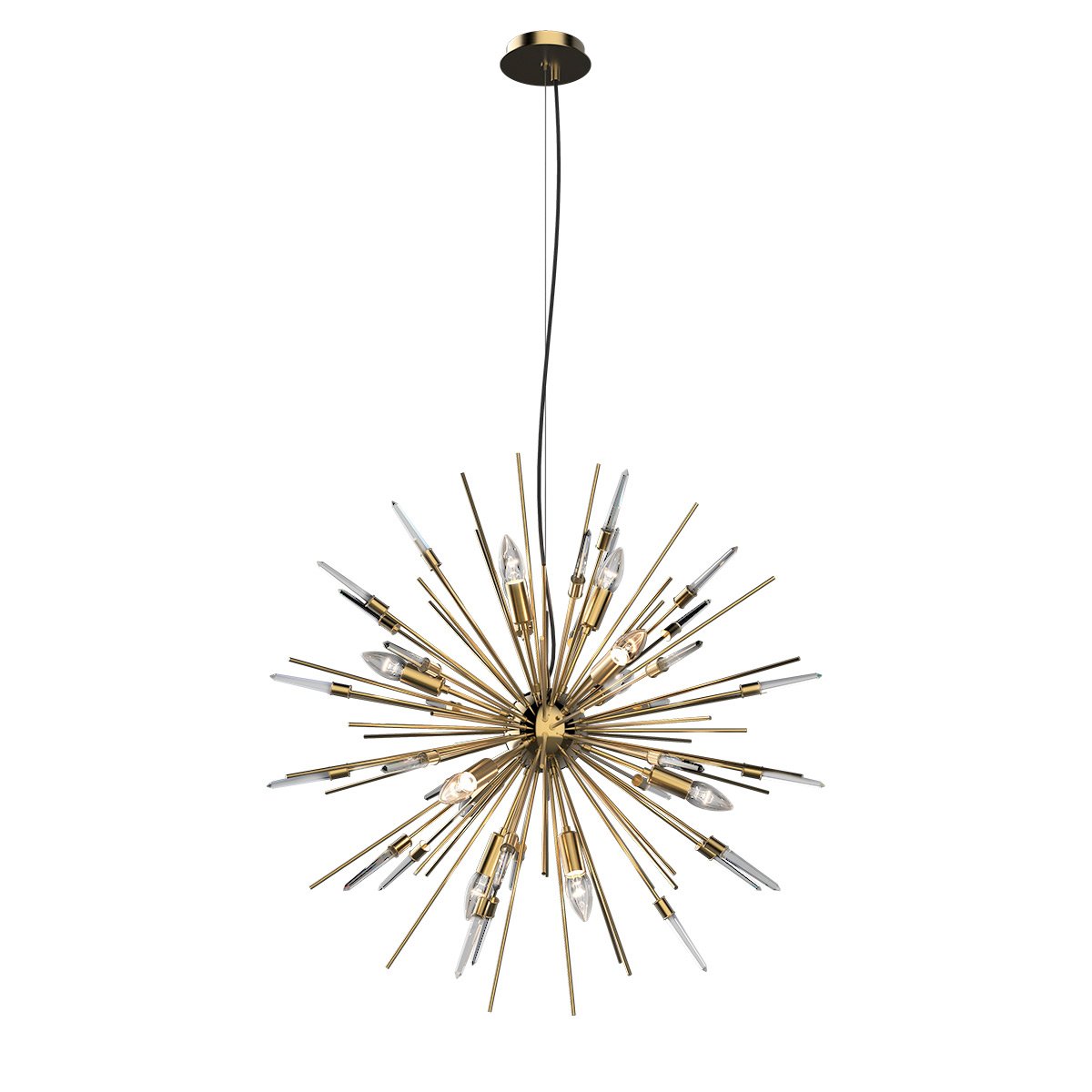 MD2094-12A gold/clear crystal Подвесная люстра Delight Collection Boivin MD2094-12A gold/clear crystal