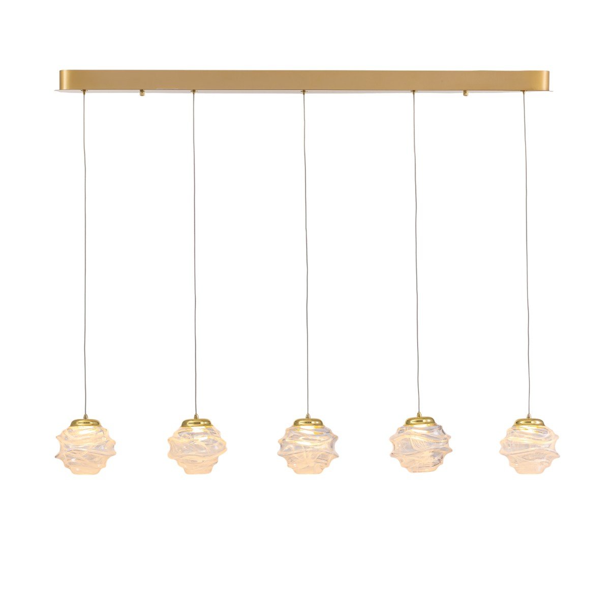 MD25030003-5B gold/clear Светильник подвесной Delight Collection MD25030003 MD25030003-5B gold/clear