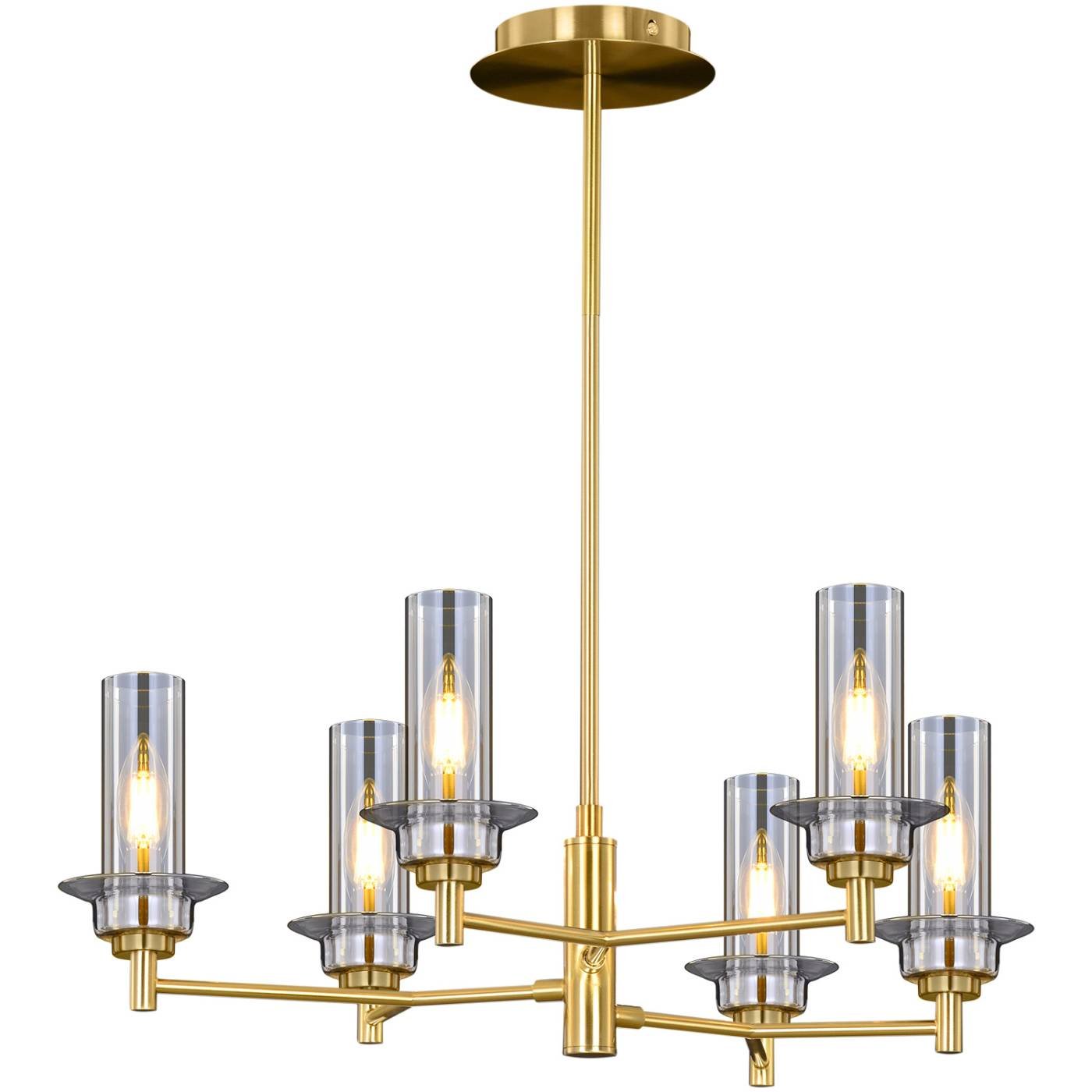 Люстра на штанге ILLUMICO IL5216-6PLS-24 HIGHBALL