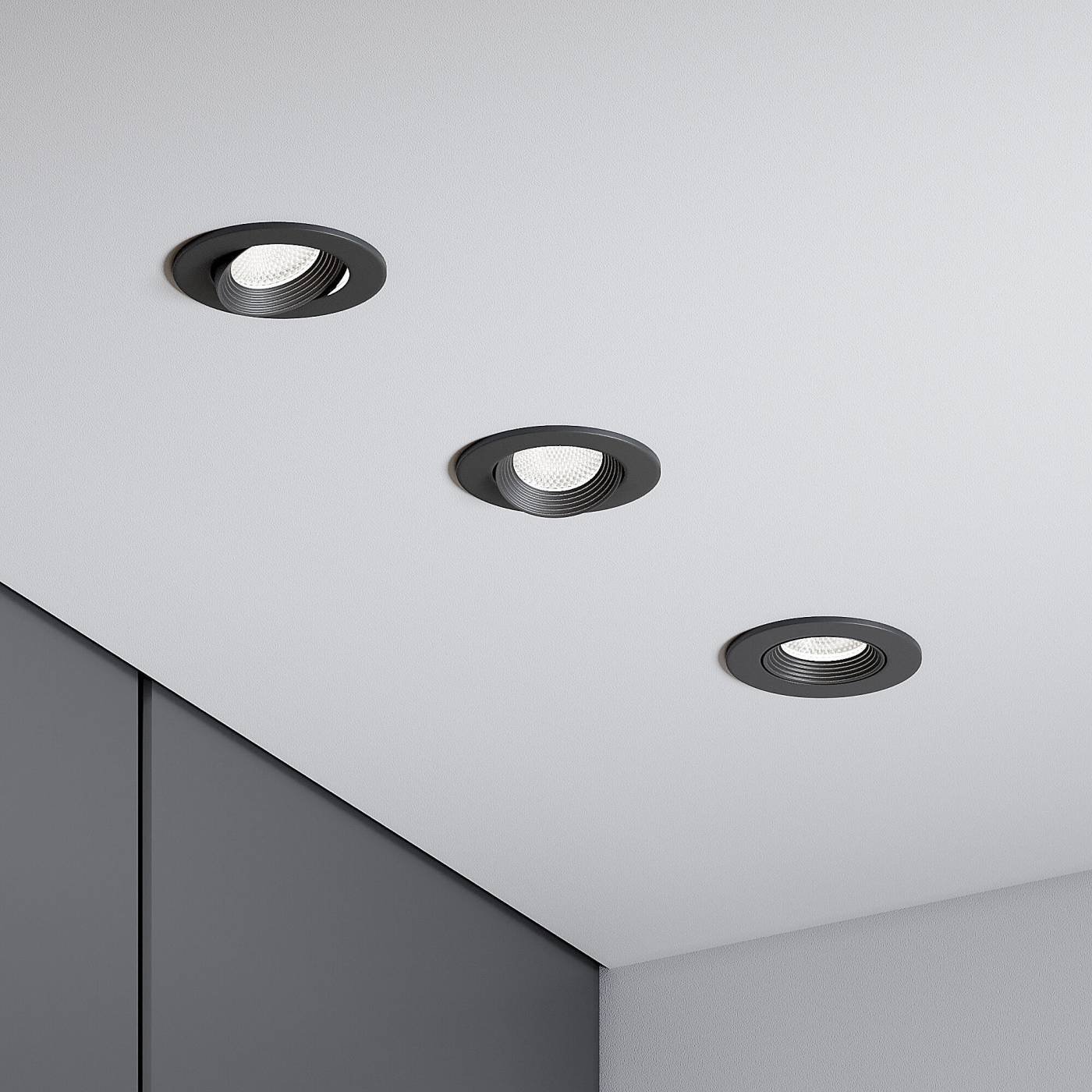 Встраиваемый светильник Elektrostandard Even 25094/LED 7W 4000K черный