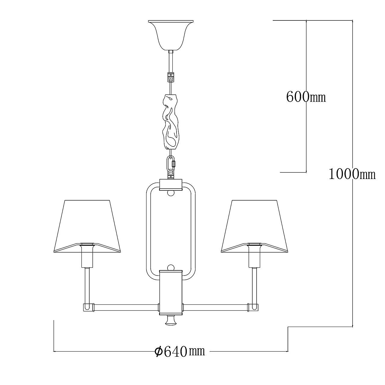 355014806 Подвесная люстра MW Light София 355014806