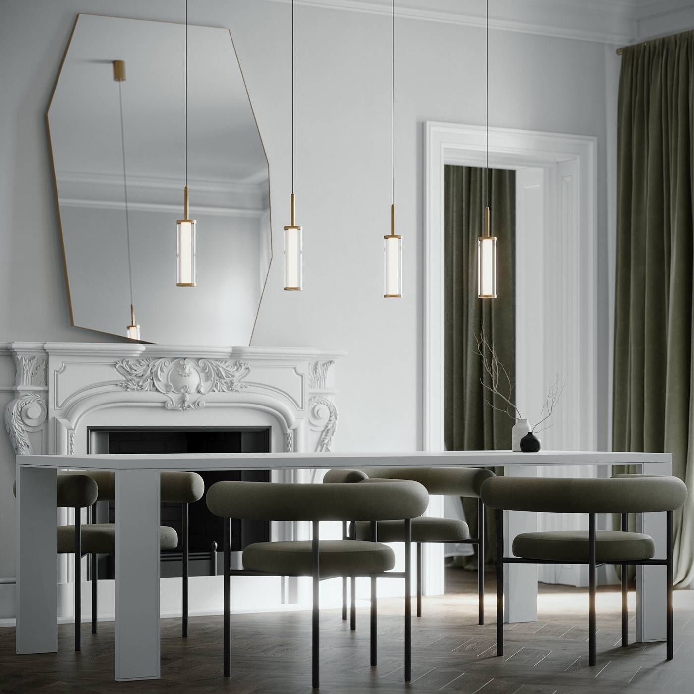 50386/1 LED латунь Светильник подвесной Eurosvet Stark 50386/1 LED латунь