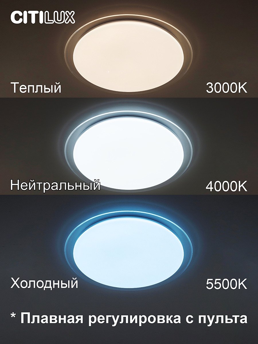 CL734900G Светильник потолочный Citilux Спутник CL734900G