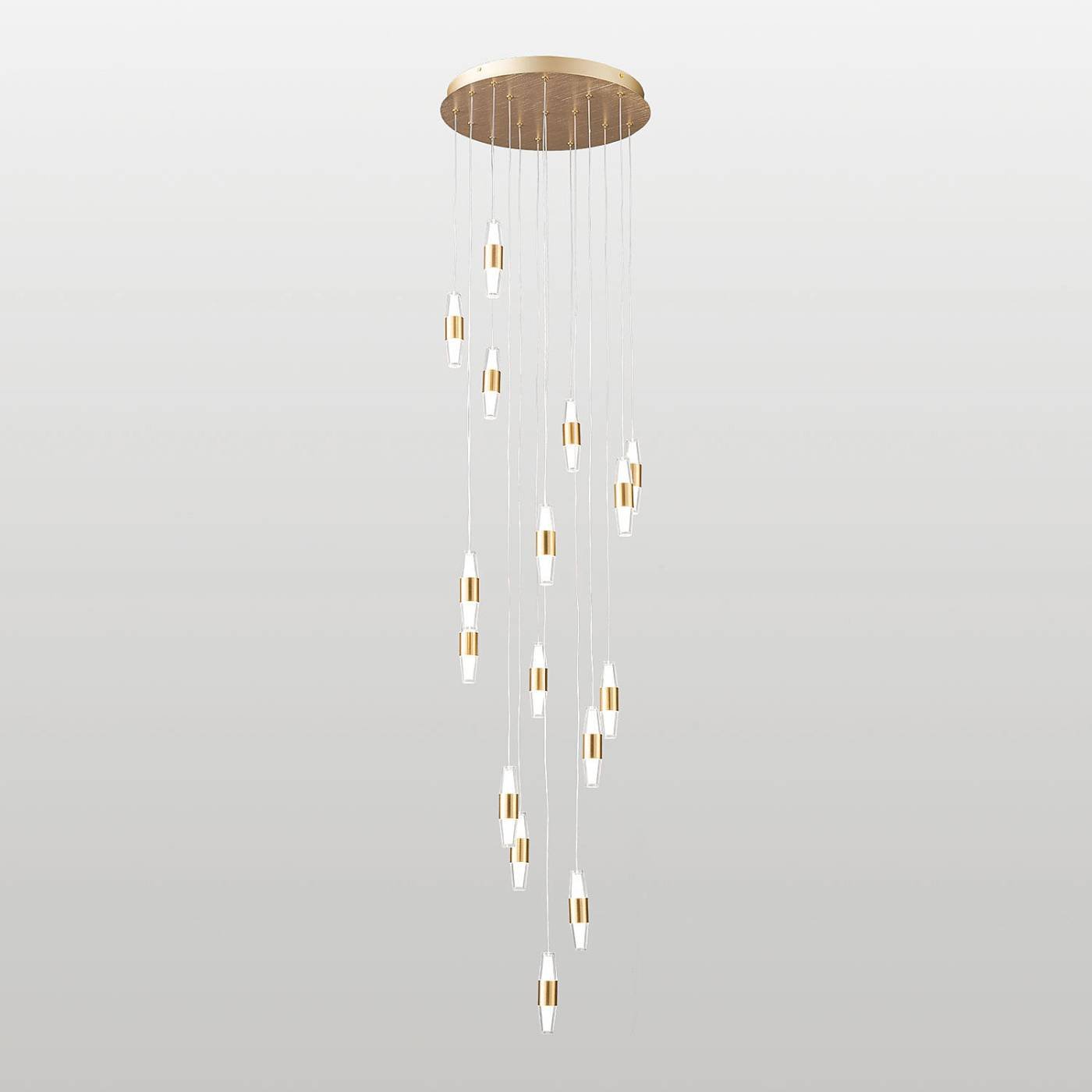 Люстра каскадная Lussole Hopkins LSP-7404