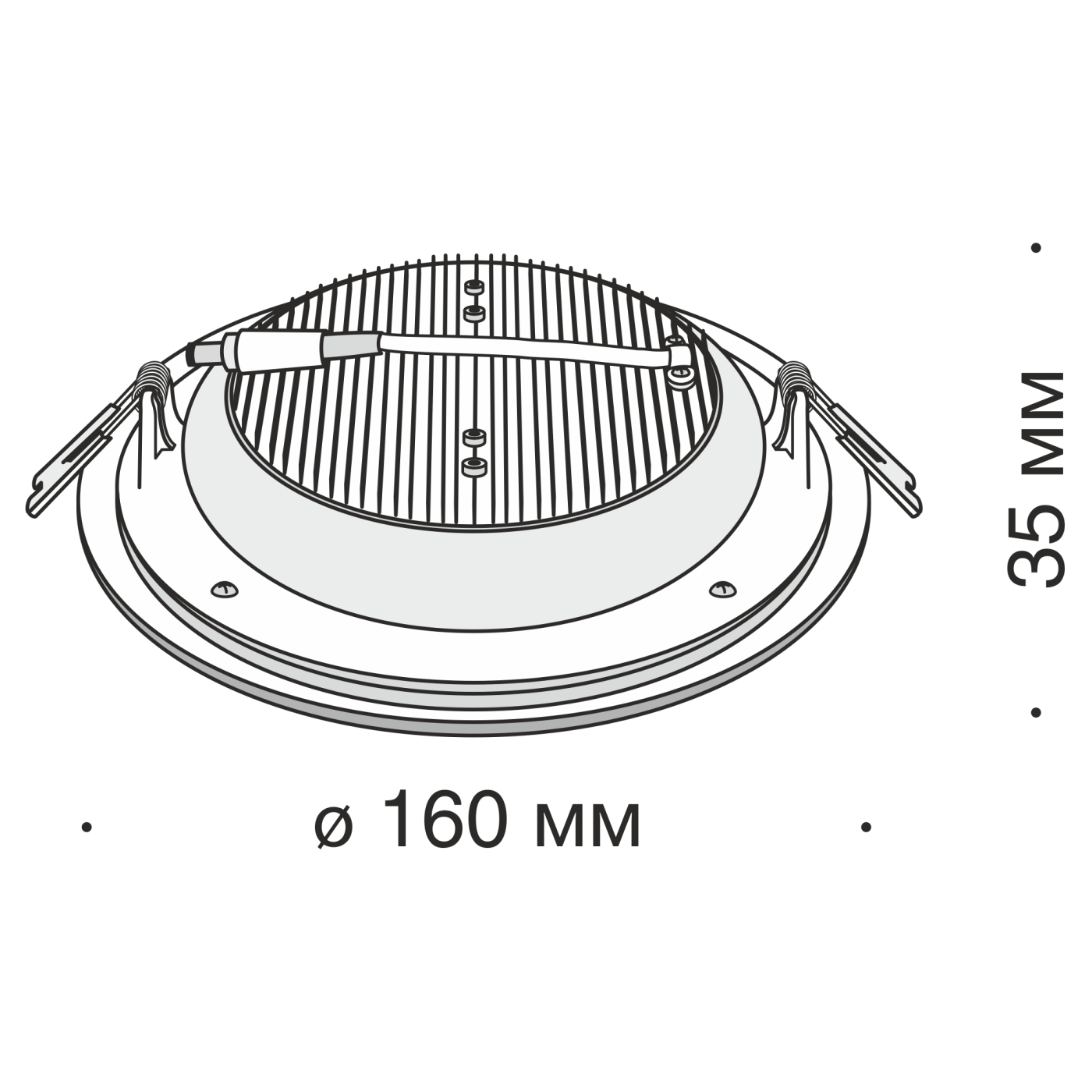 DL304-L12W Встраиваемый светильник Maytoni Han DL304-L12W