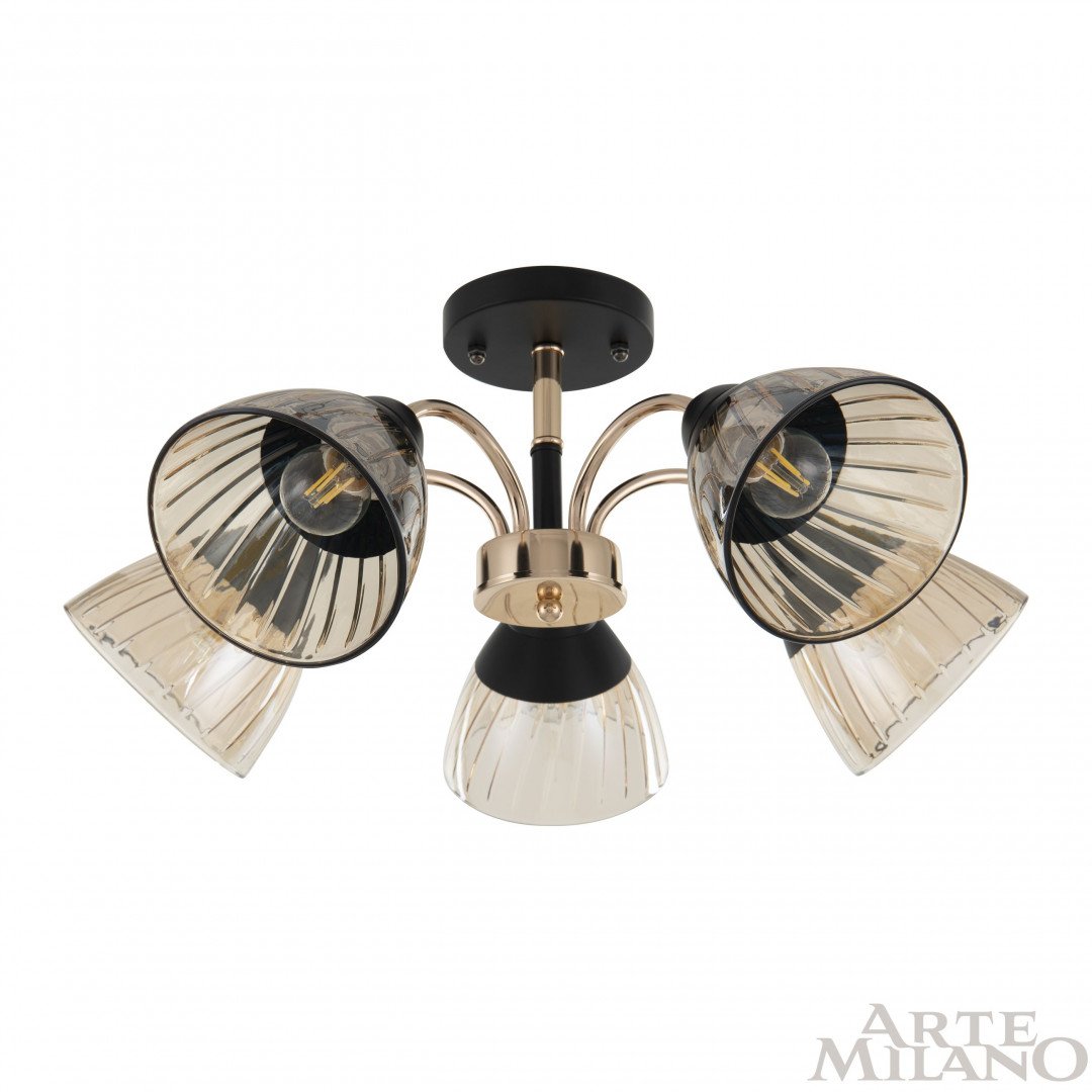 320119/5 FG+BK Потолочная люстра Arte Milano Napoli 320119/5 FG+BK