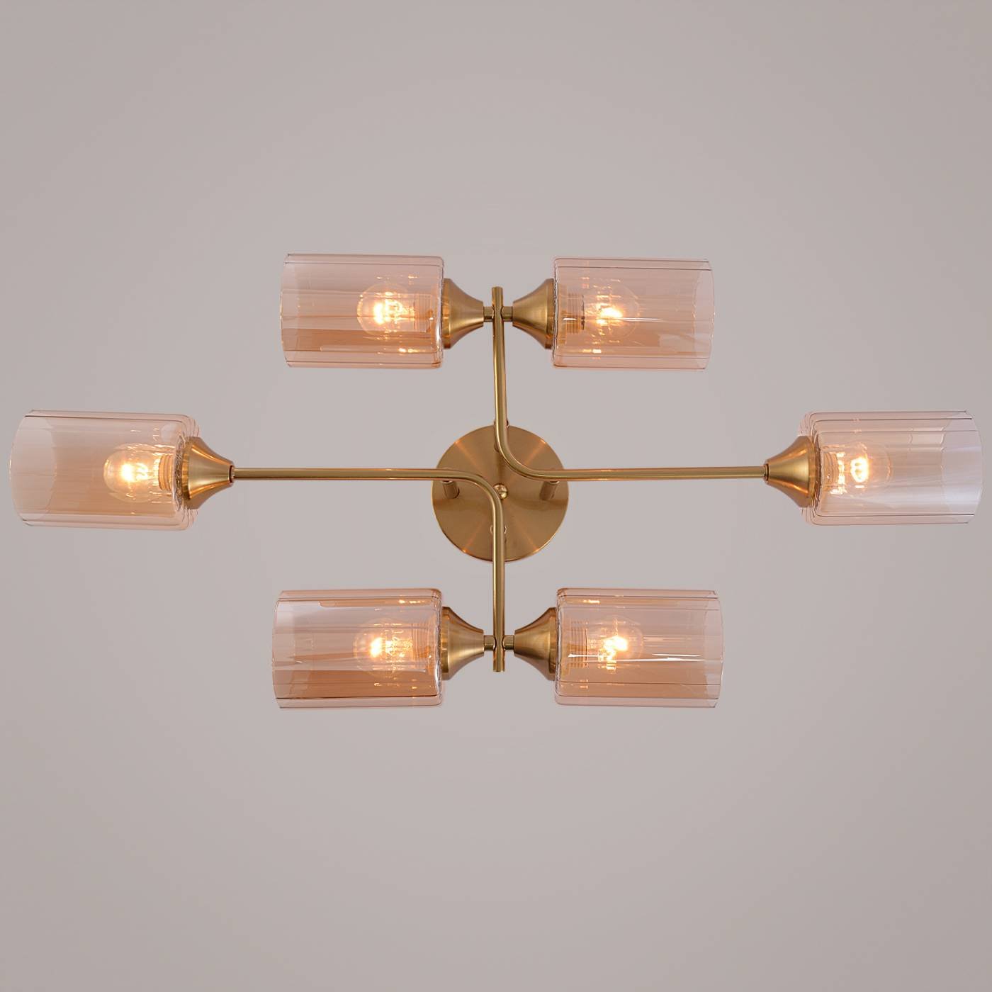 Потолочная люстра Reluce 19610-0.3-06 COPPER