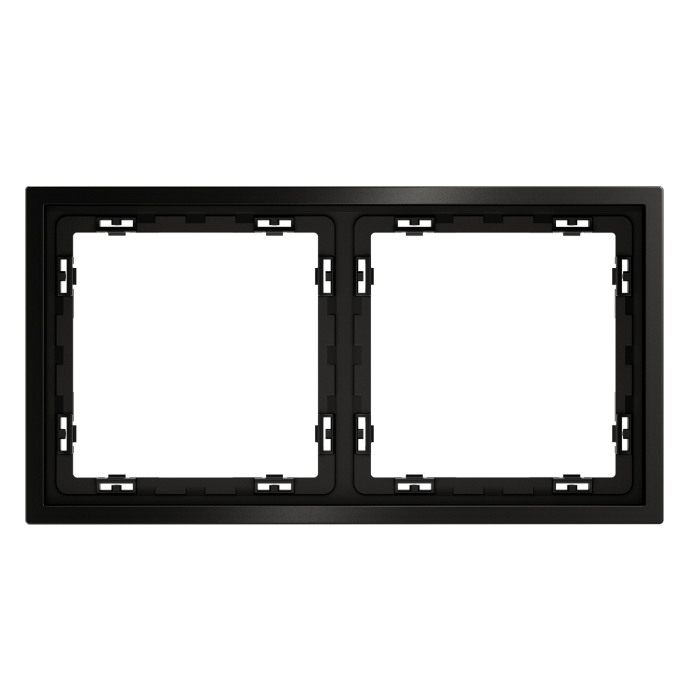 Рамка металлическая на 2 поста, S70 Metal (антрацит)