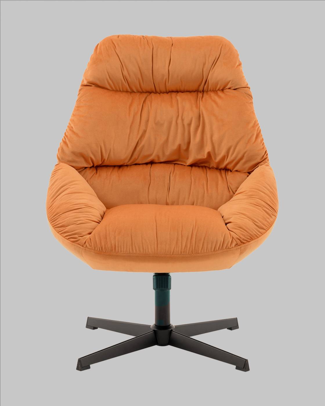Кресло Stool Group Оррелл QH-8347KT HLR-43 orange