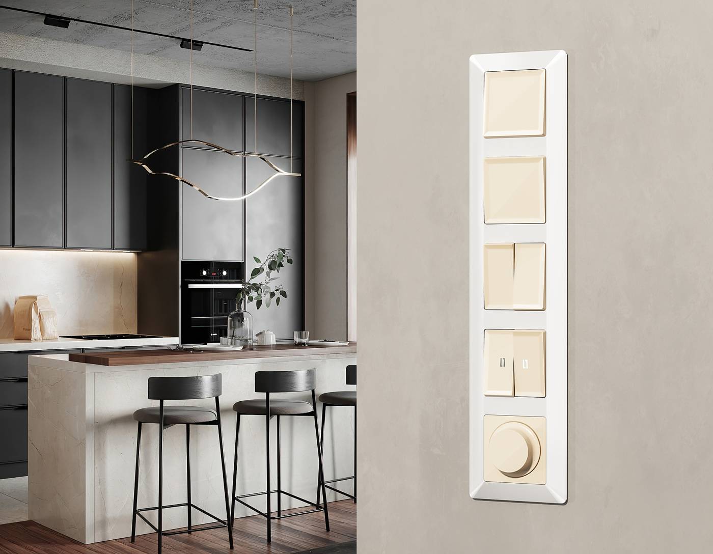 MA303030 Выключатель Ambrella Volt ALFA MA303030