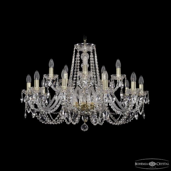 1402/10+5/300 G Подвесная хрустальная люстра 1402 Bohemia 1402/10+5/300 G