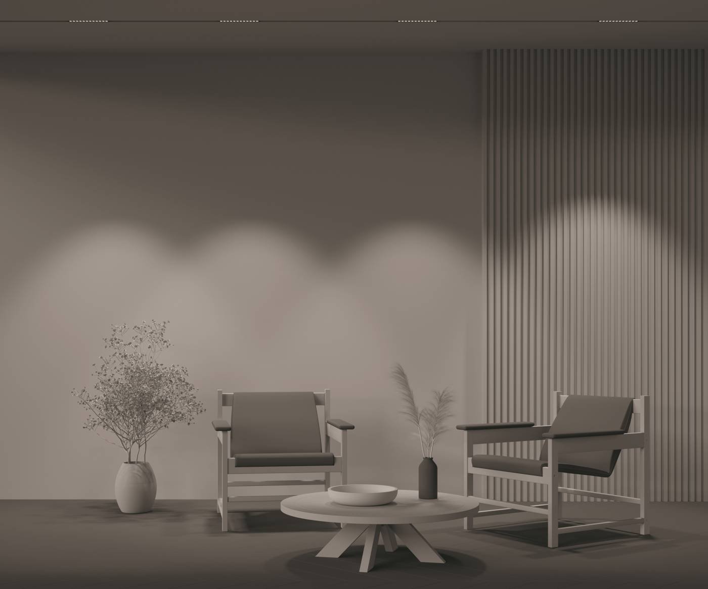 Трековый светильник Maytoni Points Exility TR031-4-12W3K-S-DS-B