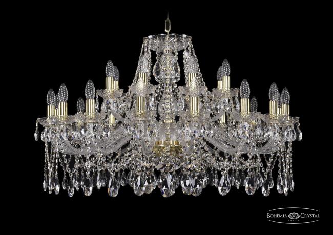 Подвесная хрустальная люстра 1413 Bohemia 1413/16+8/360 G