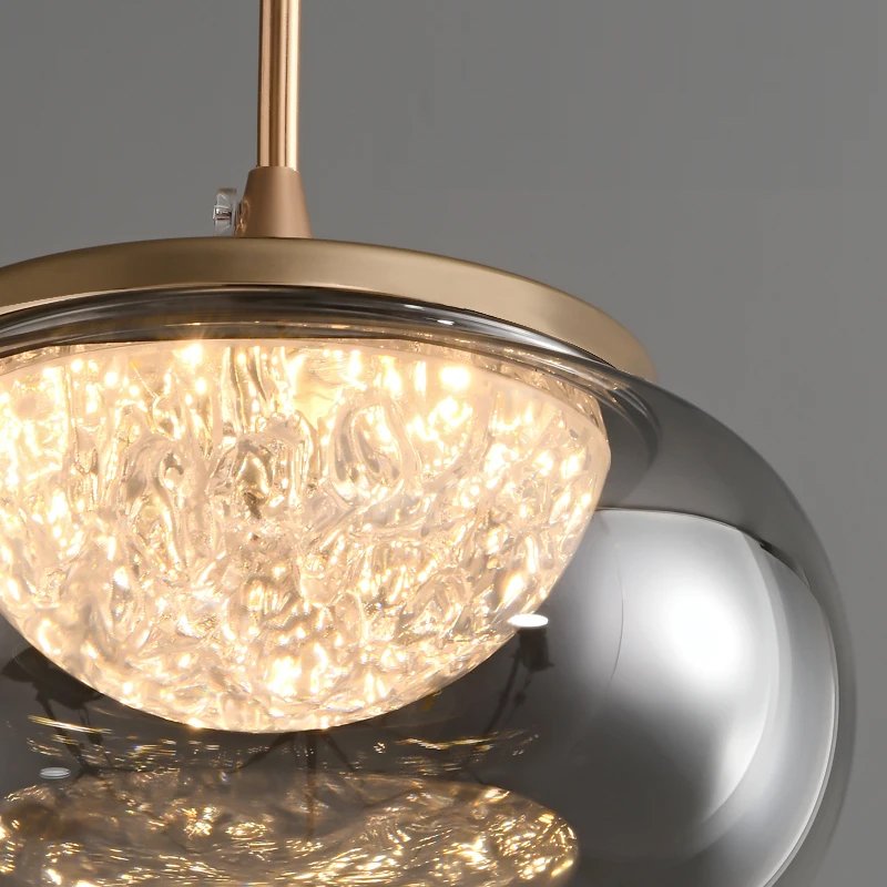 MT9128-1H gold/smoke Светильник подвесной Delight Collection MT9128 MT9128-1H gold/smoke