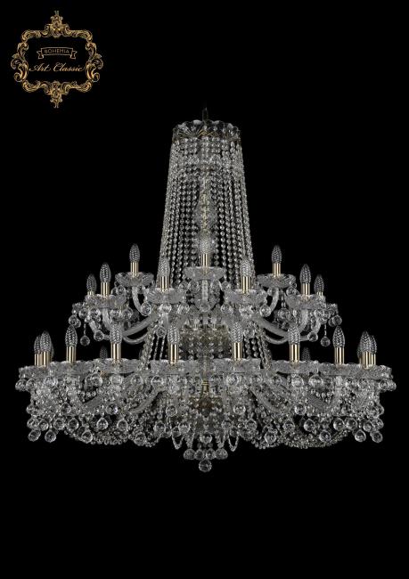 Подвесная хрустальная люстра 11.26 Art Classic 11.26.20+10+5.400.2d.Br.B