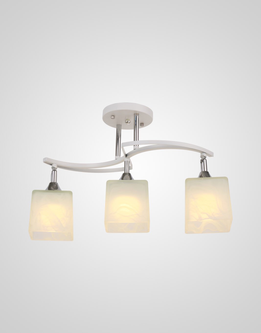 Потолочная люстра Мелодия Света Cube P5507-3 WT 000029963