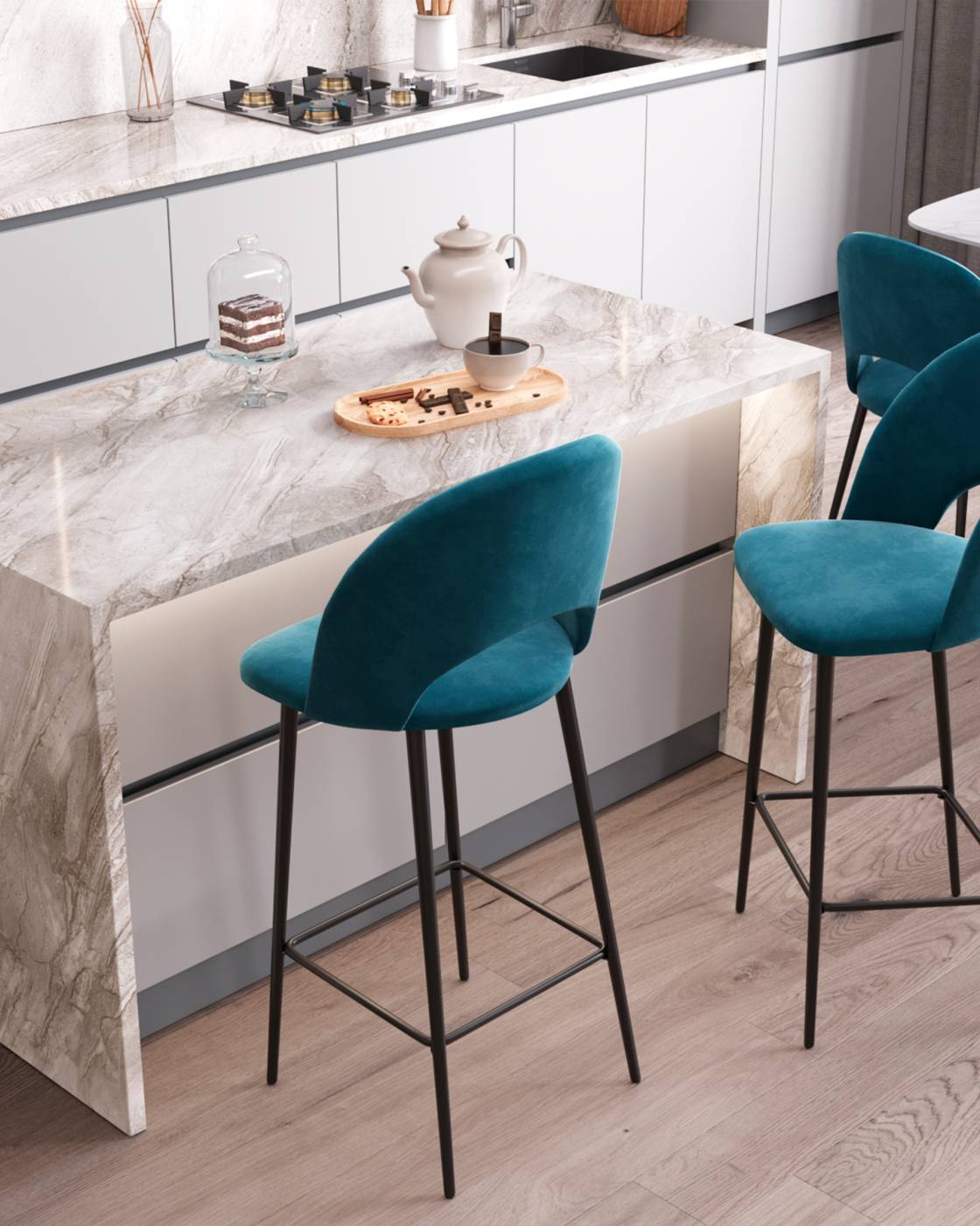 LV-122-H58-01B-01 Барный стул Stool Group LV-122-H58-01B-01