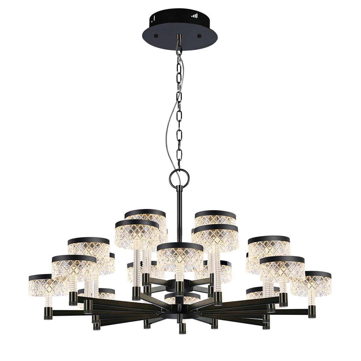 Подвесная люстра Delight Collection Diamond cut MD21020075-20A matt black