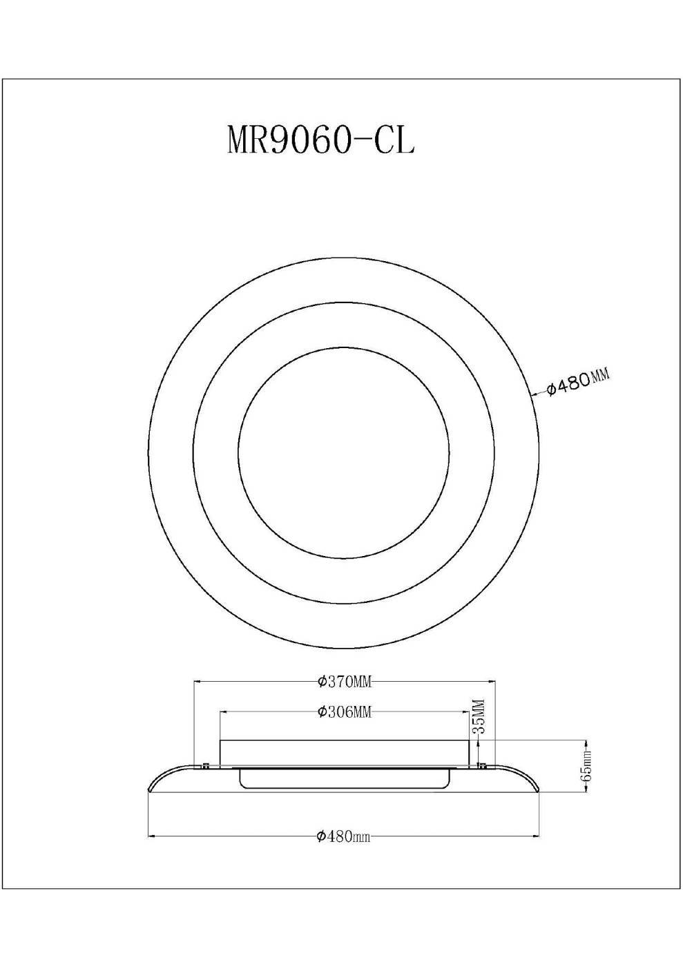 MR9060-CL Светильник потолочный MyFar Naiad MR9060-CL