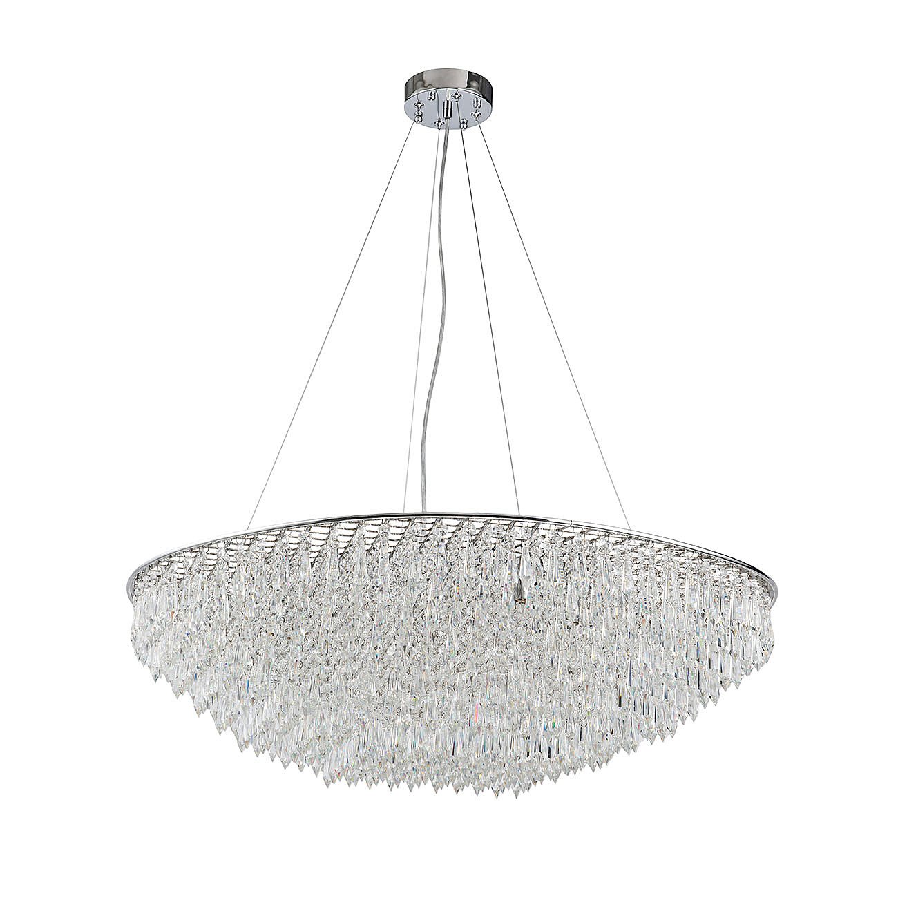 Подвесная люстра Indigo Intrigo V000369 12028/12P Chrome