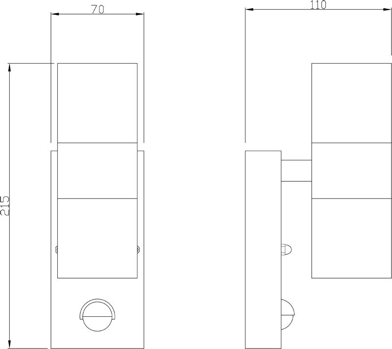 Уличный настенный светильник Deko-Light Zilly 731007