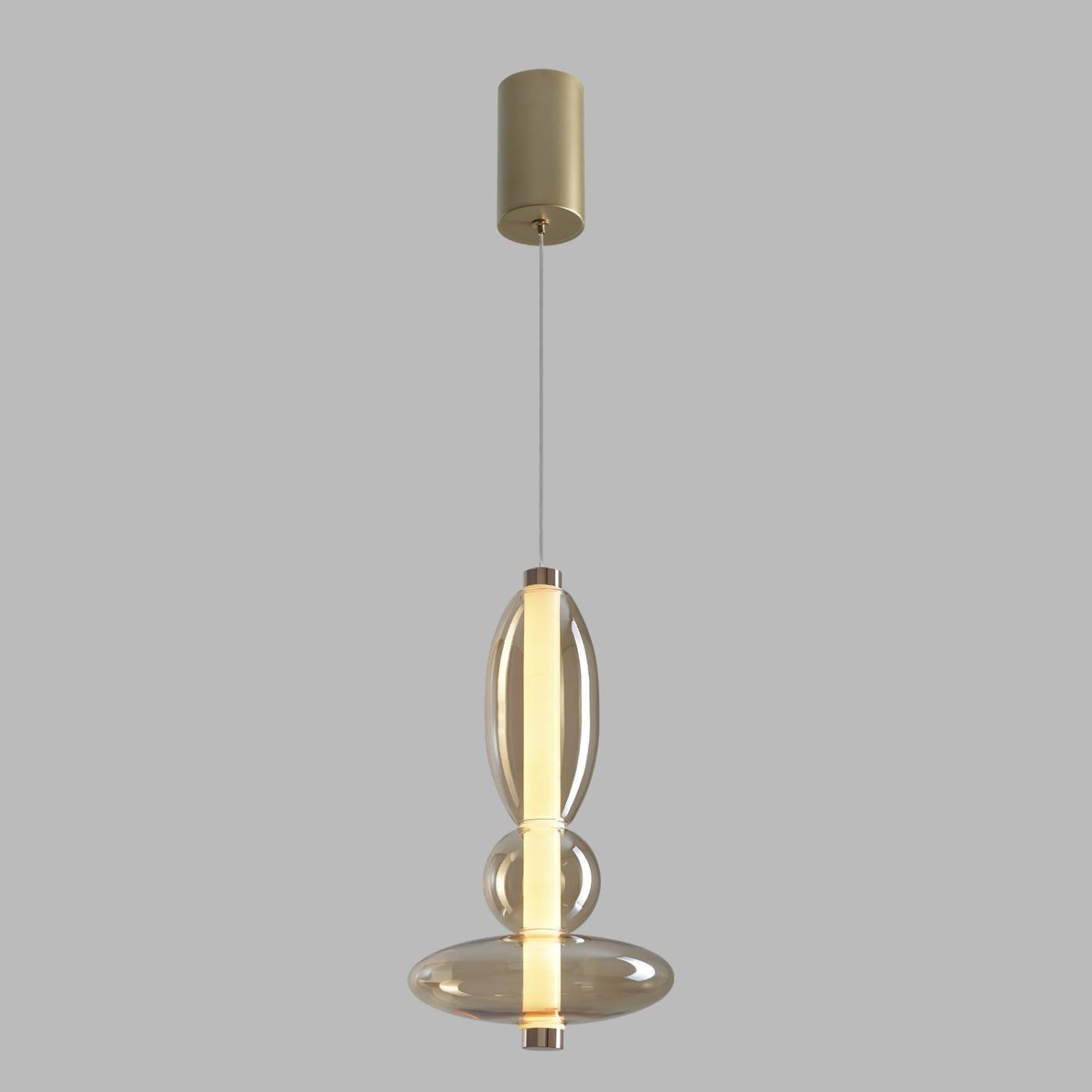 Светильник подвесной Crystal Lux Quasar QUASAR SP10W LED AMBER