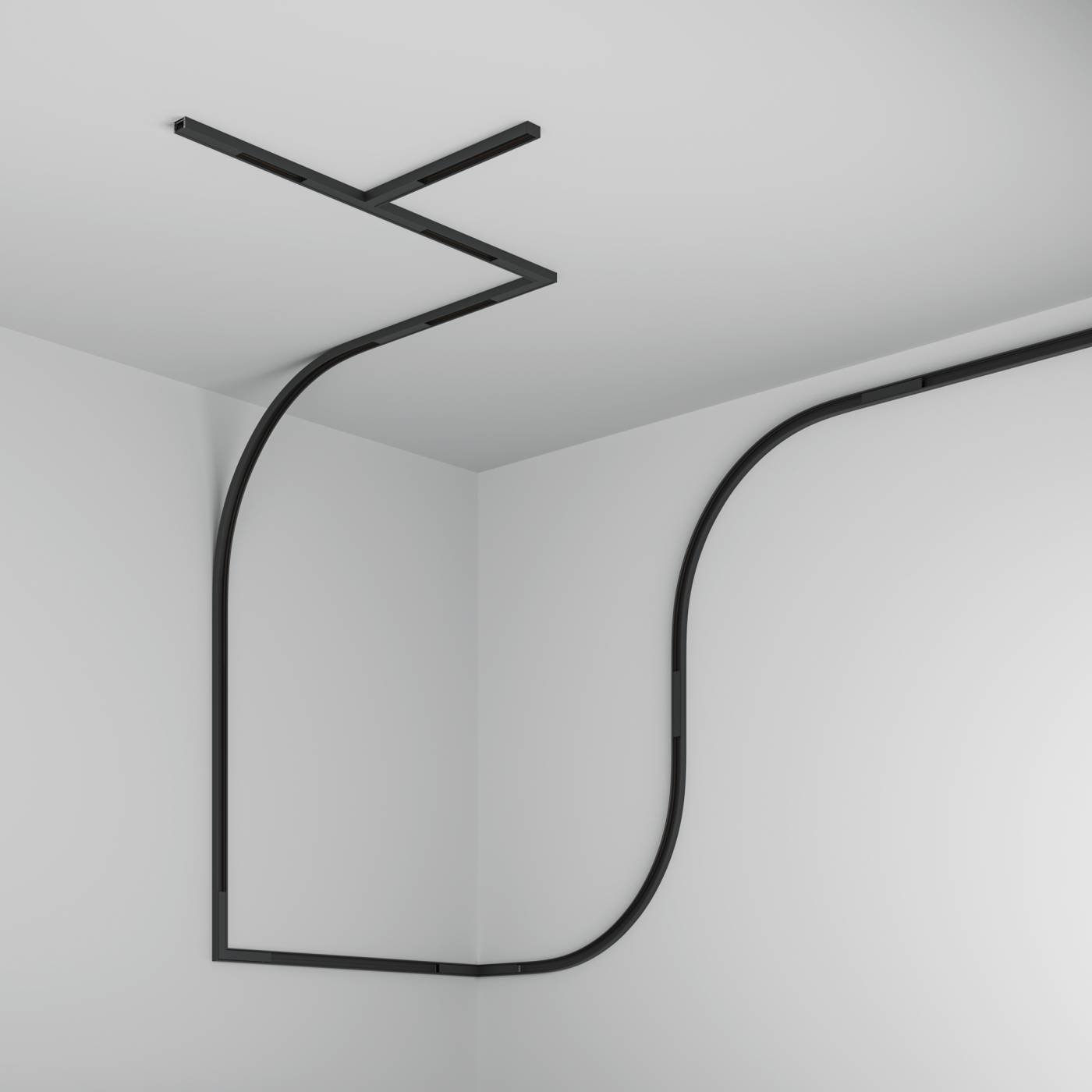 Шинопровод 1м накладной Maytoni Busbar trunkings Basity TRX172-111B
