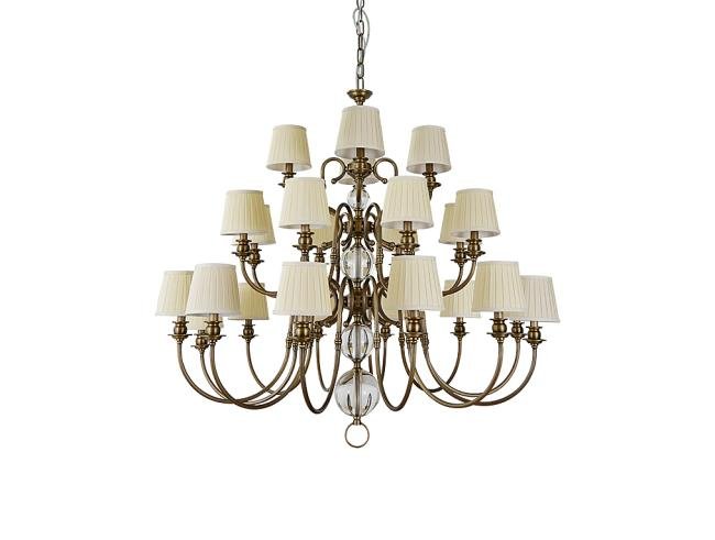 Подвесная люстра Newport California 31010+12/C black brass без абажуров