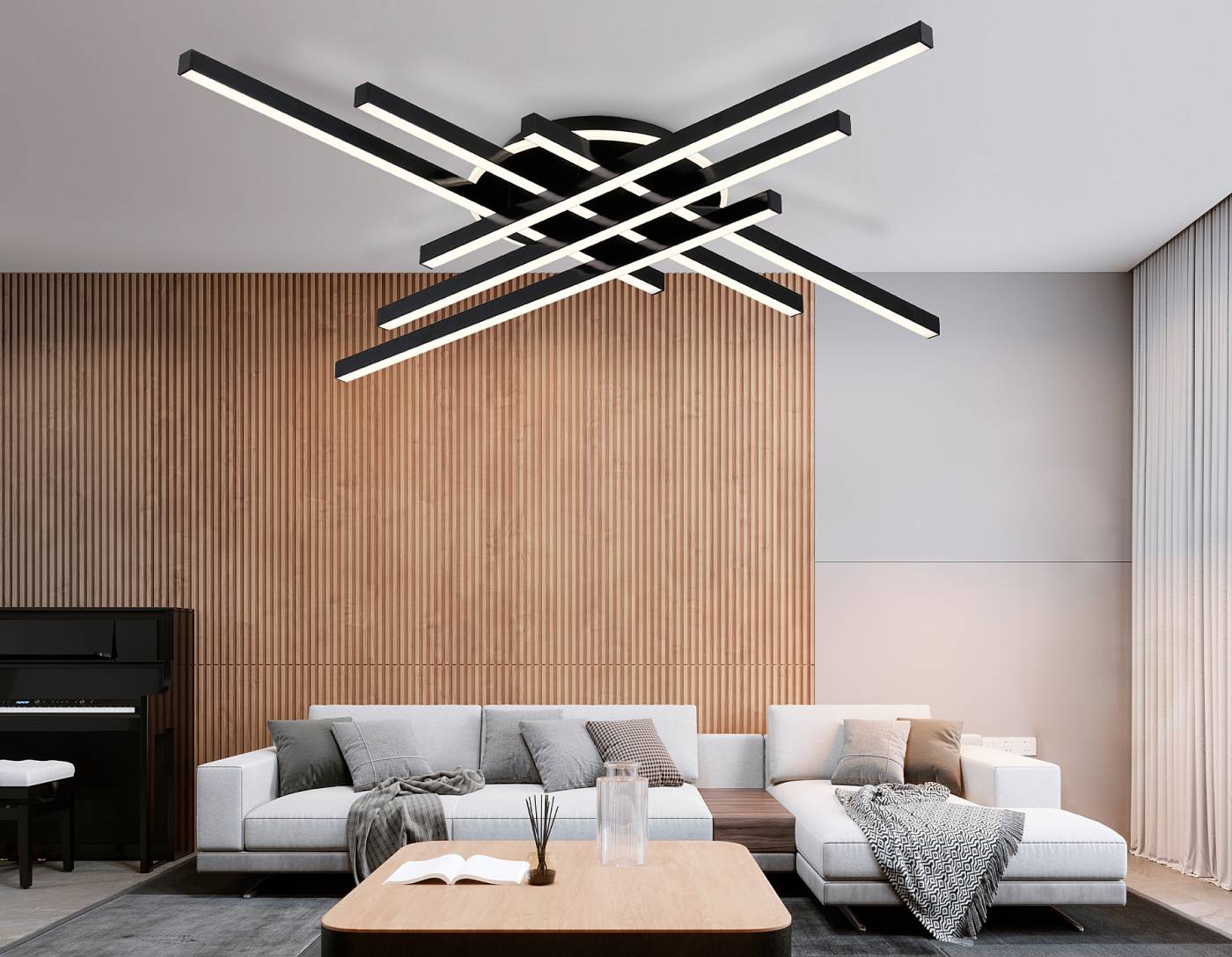 Потолочная люстра Ambrella LineTech FL6286